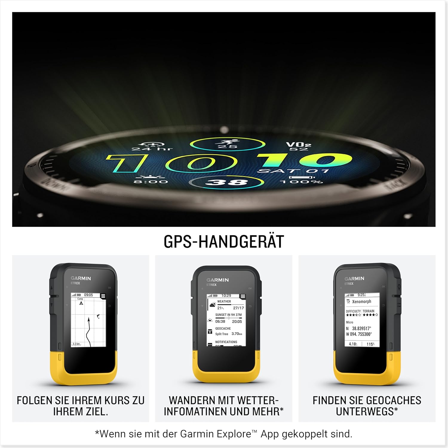 Thumbnail 1 de Garmin eTrex SE: robustes Outdoor-GPS mit 2,2”-MIP-Display, IPX7 & Garmin Explore