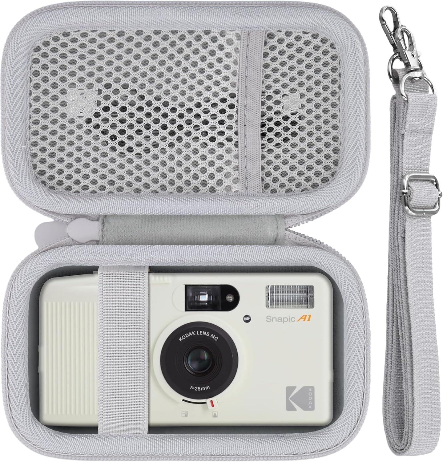 Detalle de Khanka Kodak EKTAR H35N camera case with strap