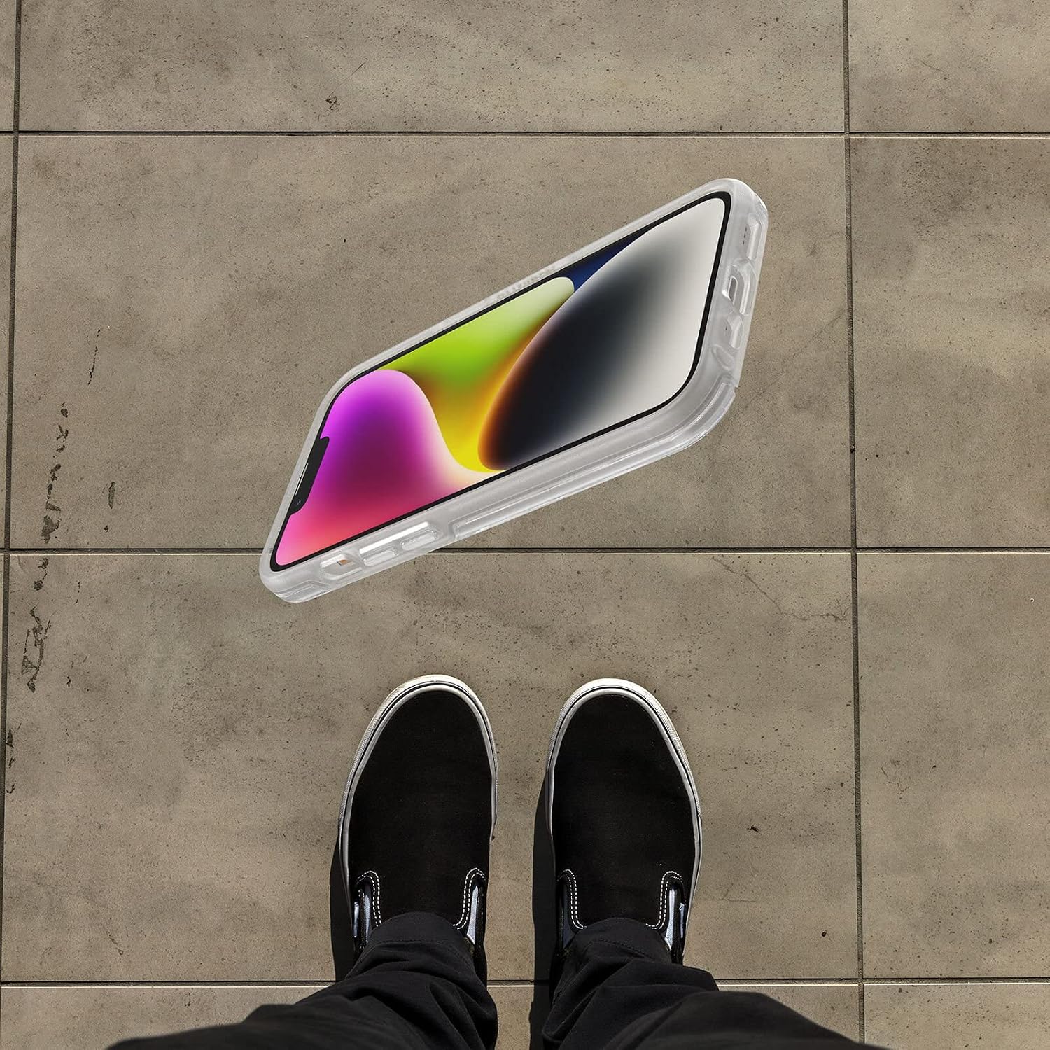 Detalle de OtterBox + Pop Symmetry クリアケース iPhone 14・iPhone 13対応 PopGrip一体型