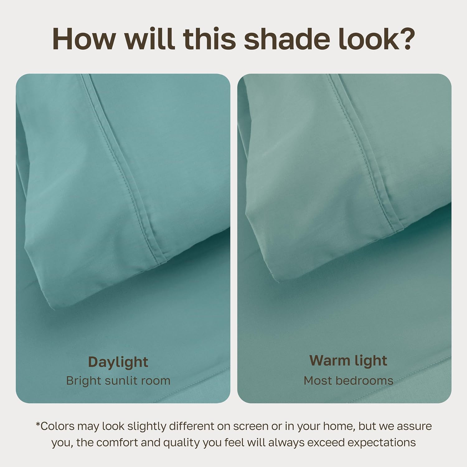 Thumbnail 5 de California Design Den King Fitted Sheet 400 TC Teal