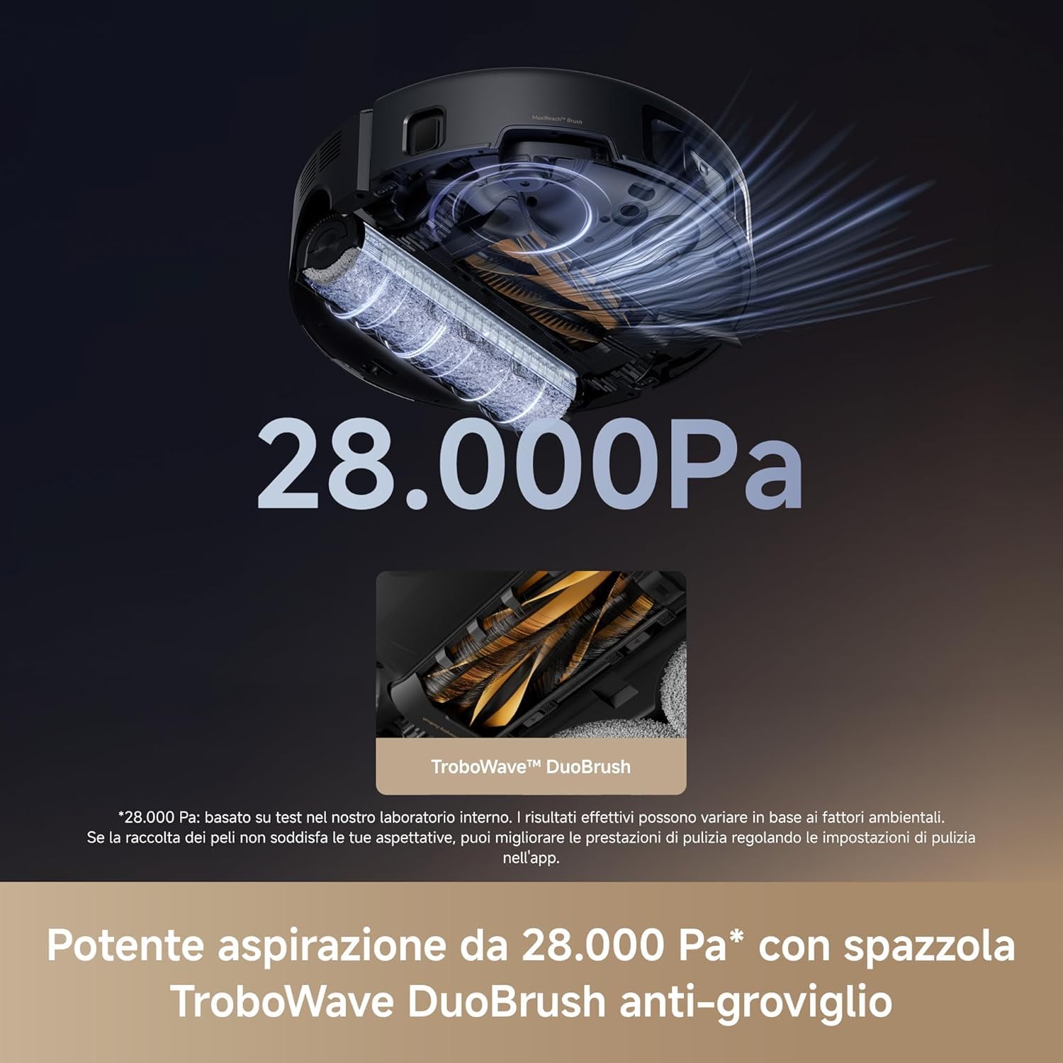 Thumbnail 4 de Mova Z60 Ultra Roller Complete: robot aspirapolvere lavapavimenti 2 in 1, 28000 Pa e lavaggio HydroForce