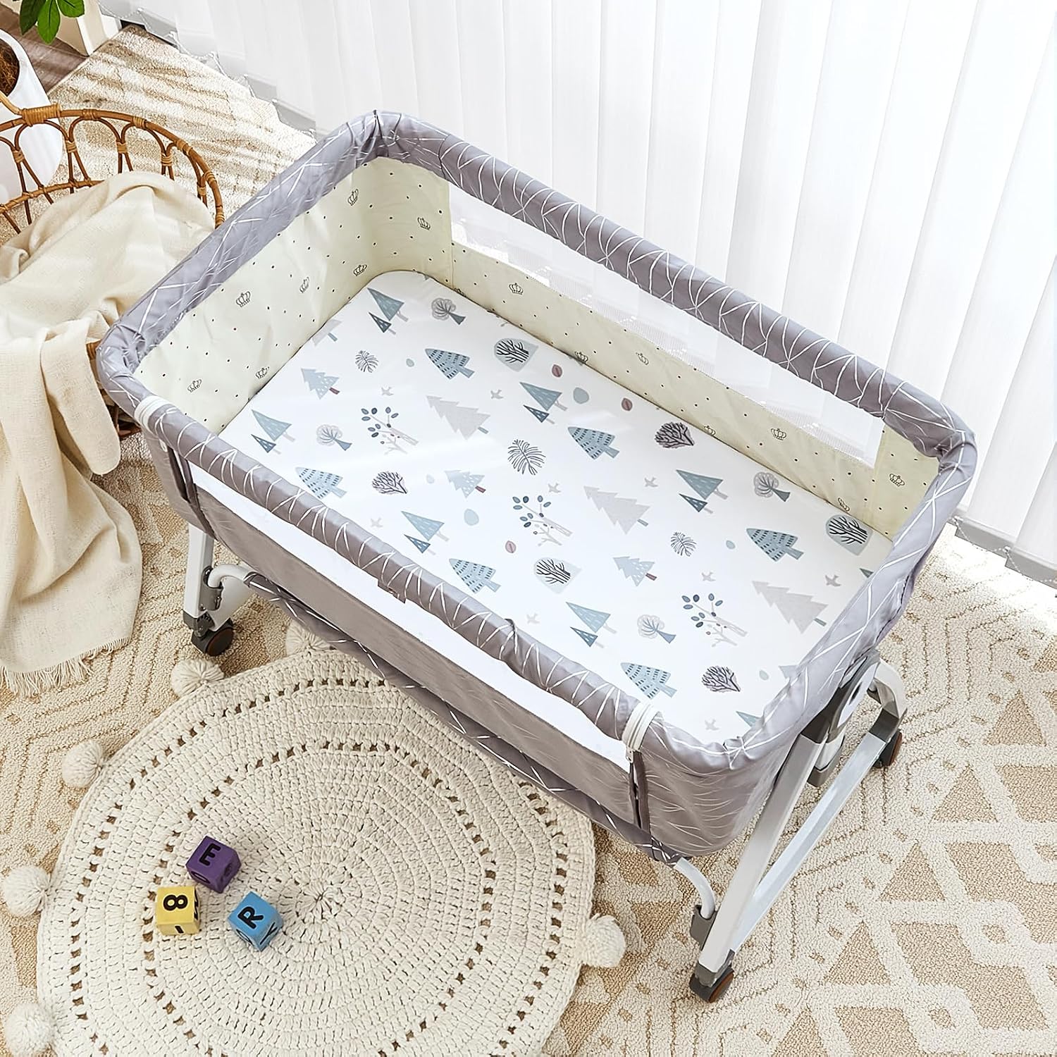 Detalle 2 de NacoMoco Bassinet Sheets 33 x 20 in.