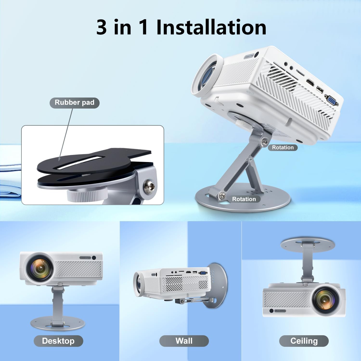 Detalle de 3-in-1 Projector Stand 3kg load
