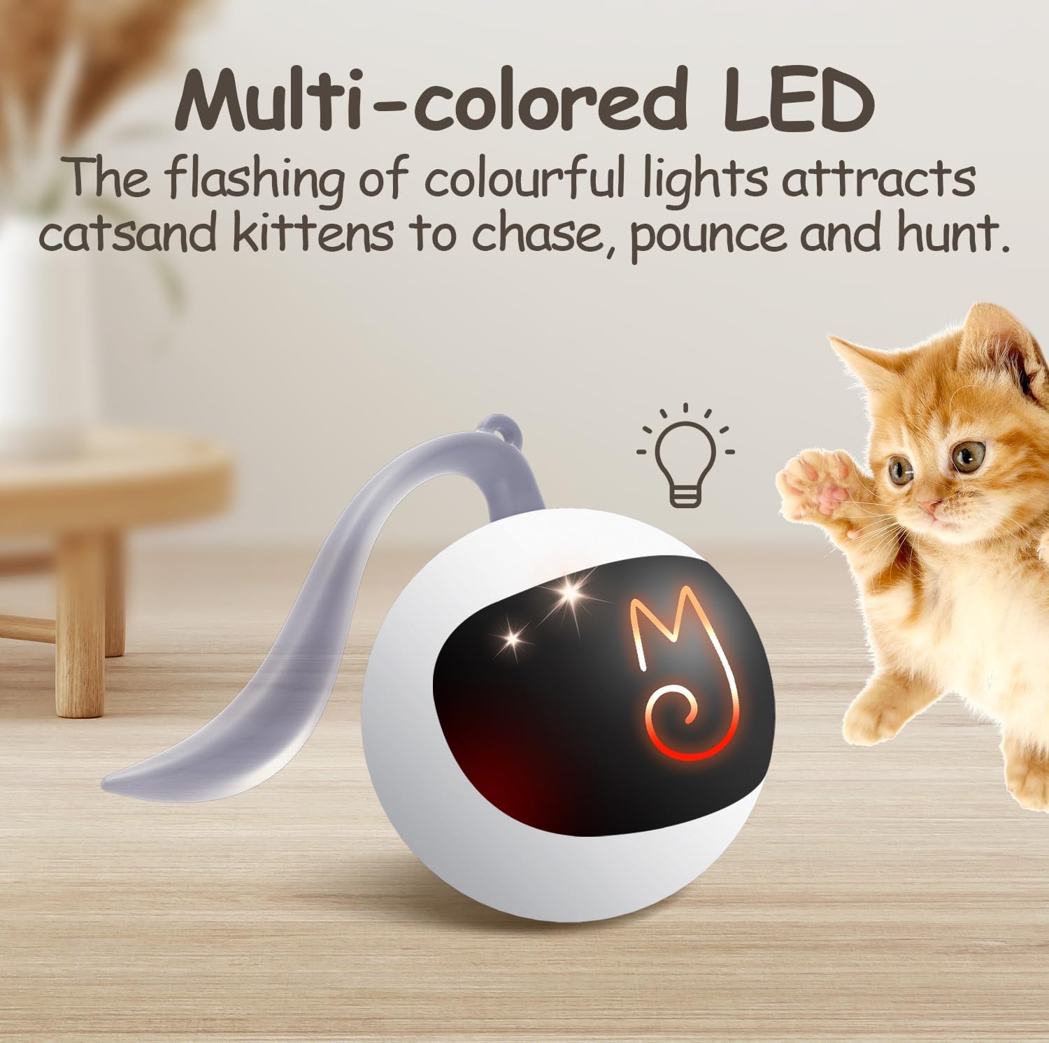 Thumbnail 6 de Migipaws Interactive Cat Ball Toy Set 🐱