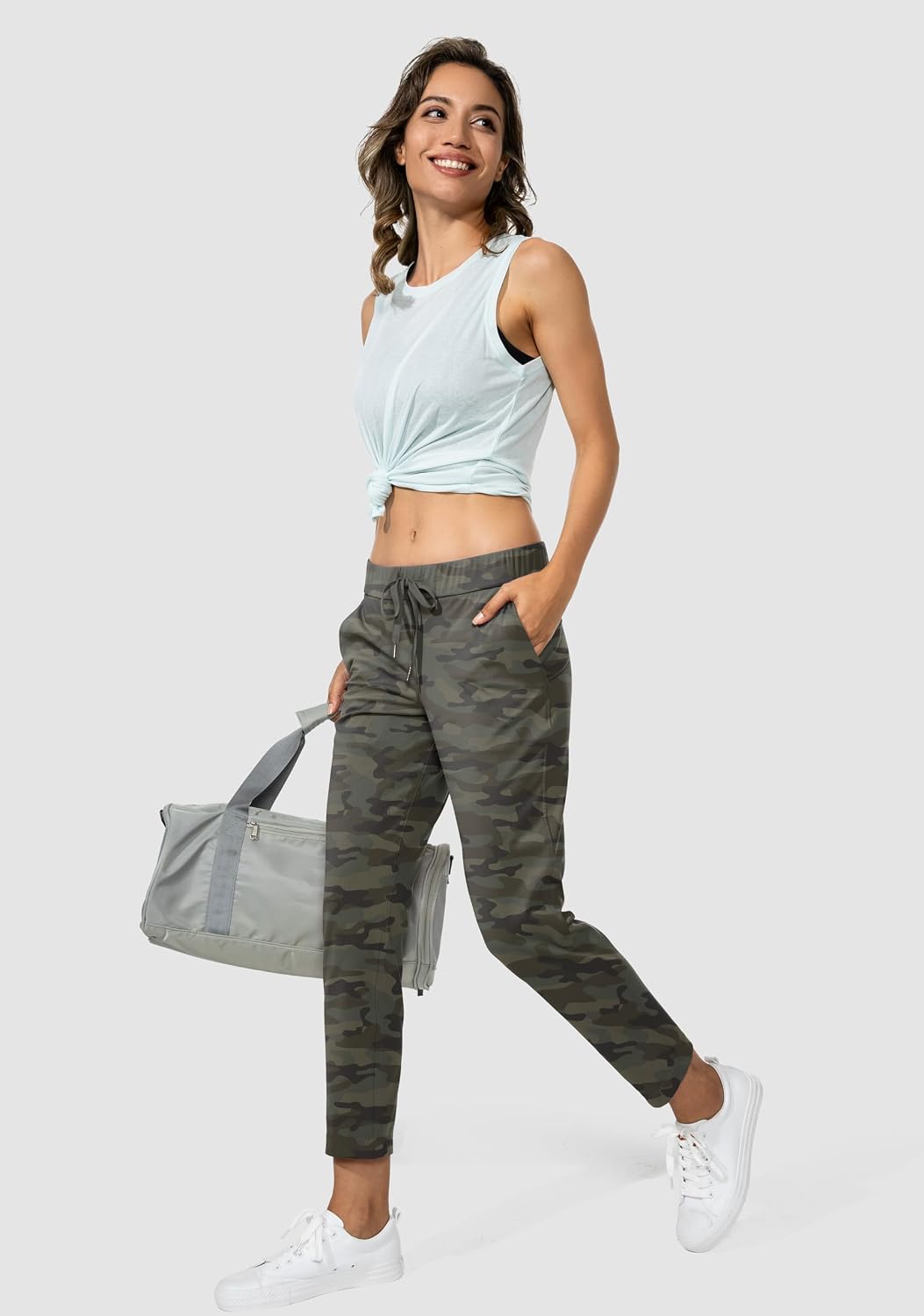 Thumbnail 5 de G Gradual Women's 7/8 Stretch Ankle Pants with Deep Pockets and Drawstring Waist