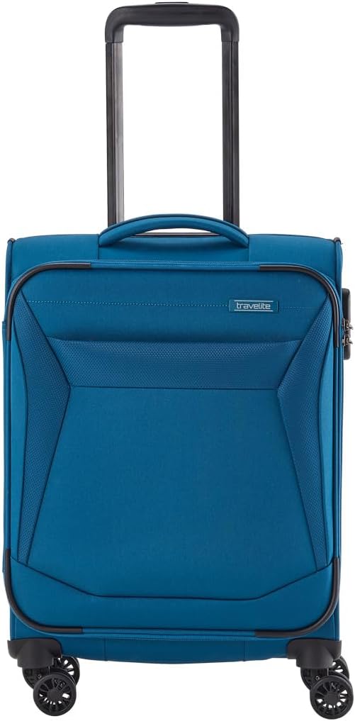 Thumbnail 1 de Travelite CHIOS: valigia a mano rigida morbida 55 cm | 34 L con protezione bordi e clip-on
