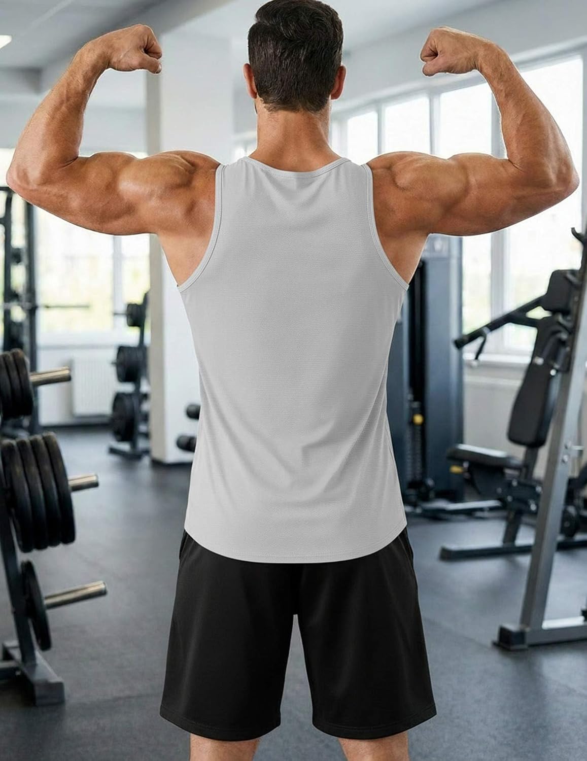 Thumbnail 5 de PINSPARK Men's Tank Tops UPF 50+ Quick Dry Sleeveless Athletic Shirt