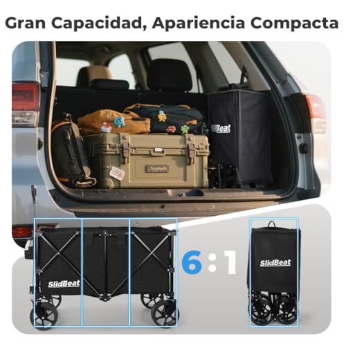 Thumbnail 8 de SLIDBEAT Carro Plegable XXL con Ruedas Grandes