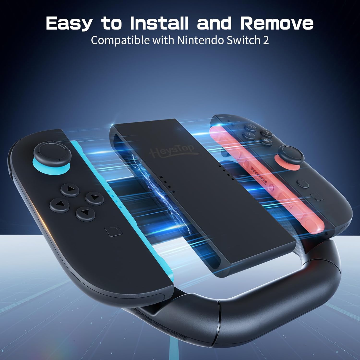 Thumbnail 3 de HEYSTOP Joy-Con Grip para Nintendo Switch 2 Set 3 en 1