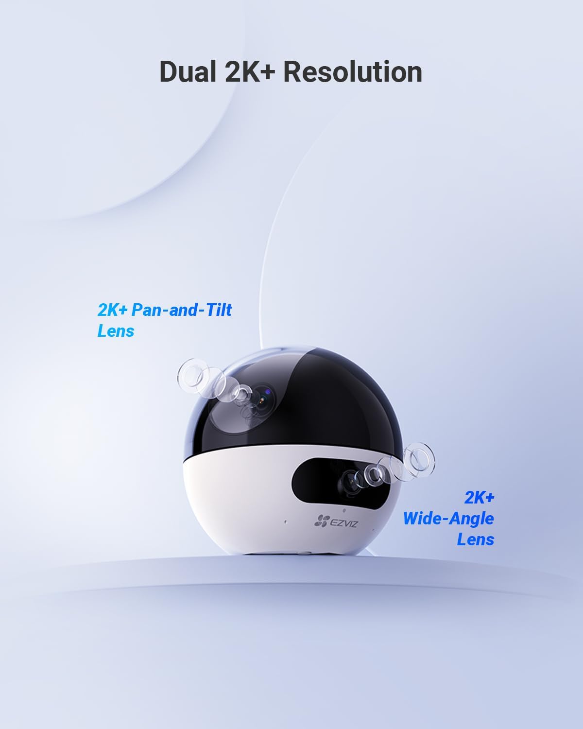 Detalle 2 de EZVIZ C7 2K+ Indoor Dual-Lens Camera