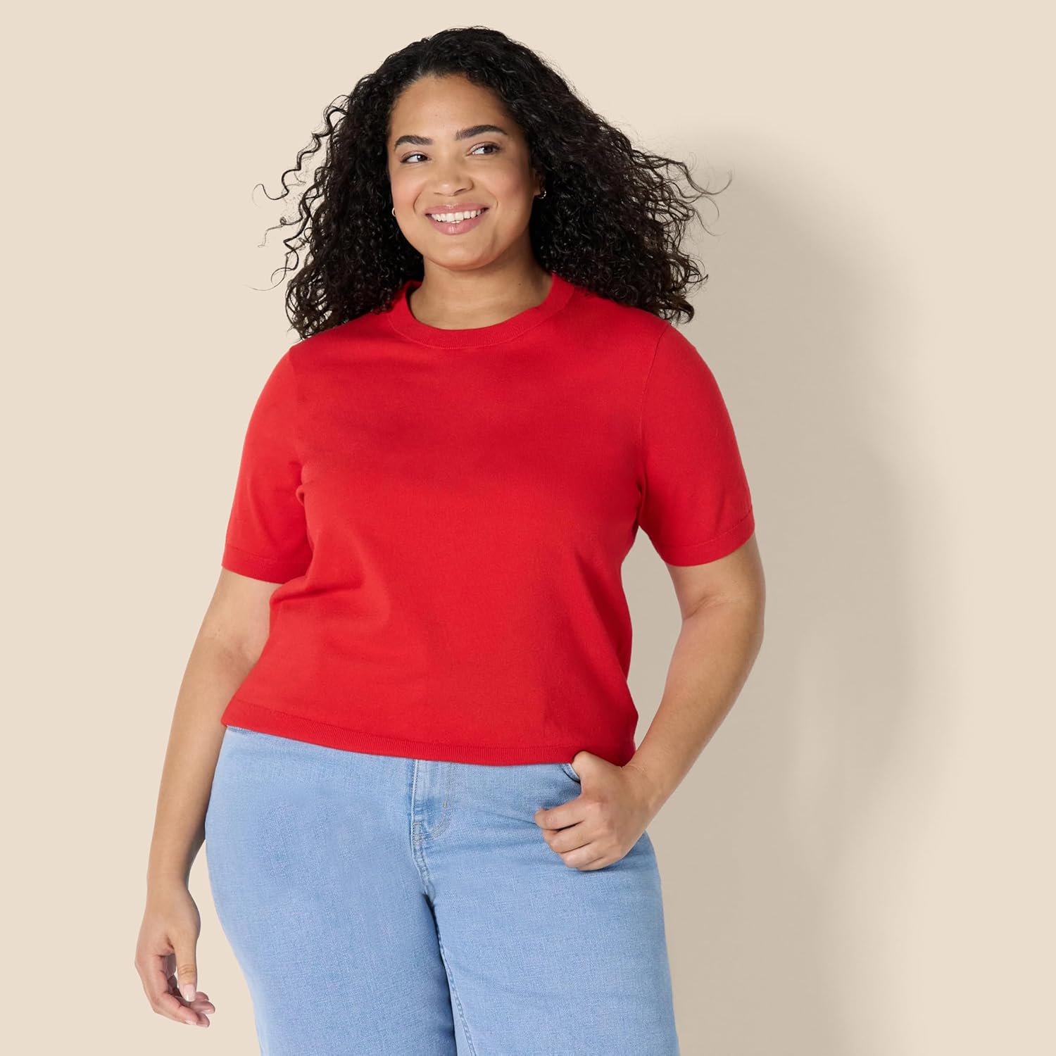 Thumbnail 5 de Amazon Essentials Women’s Regular-Fit Short-Sleeve Pullover Jumper