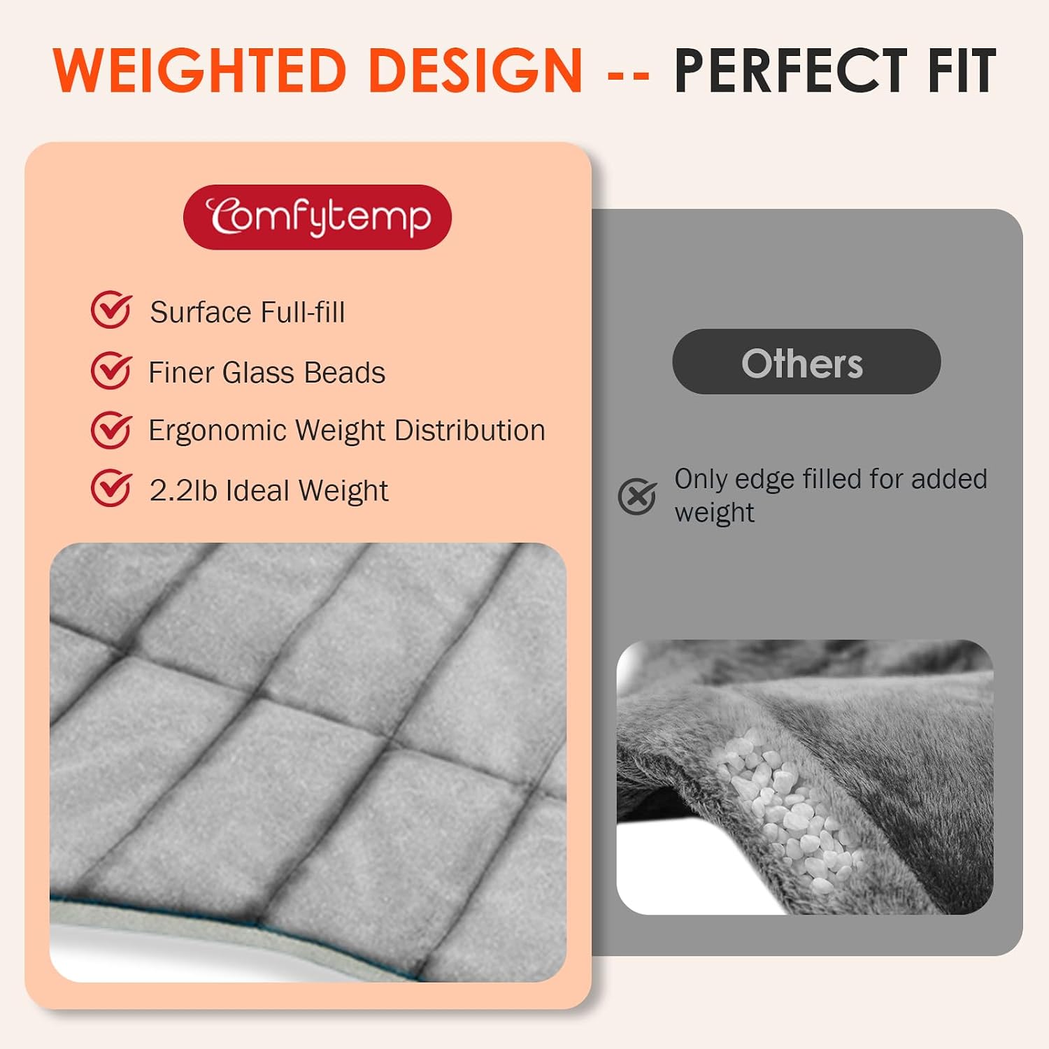 Detalle de Comfytemp Weighted Neck and Shoulder Heat Pad