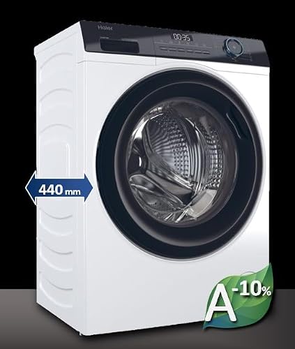 Detalle de Haier I-Pro Serie 3 Lavatrice Slim 7 Kg: igiene, rapidità e comfort con grande bocca di carico