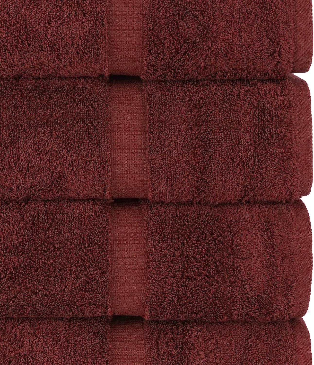 Thumbnail 3 de Chakir Turkish Linens 8-Piece Premium Turkish Towel Set (Cranberry) | 100% Cotton Hotel & Spa Quality