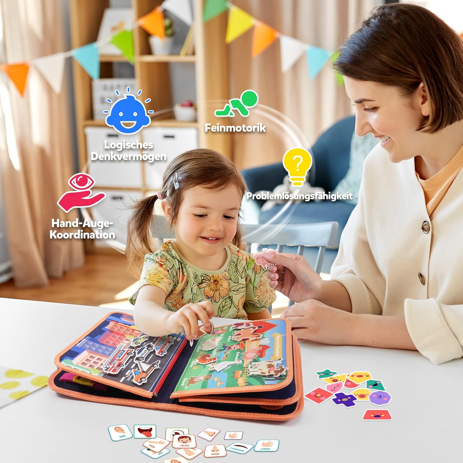 Thumbnail 5 de ZOOI Busy Board Montessori Spielzeug ab 1 Jahr