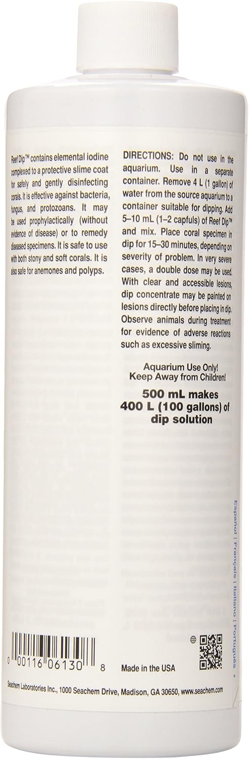 Detalle de Seachem coral dip 500 mL