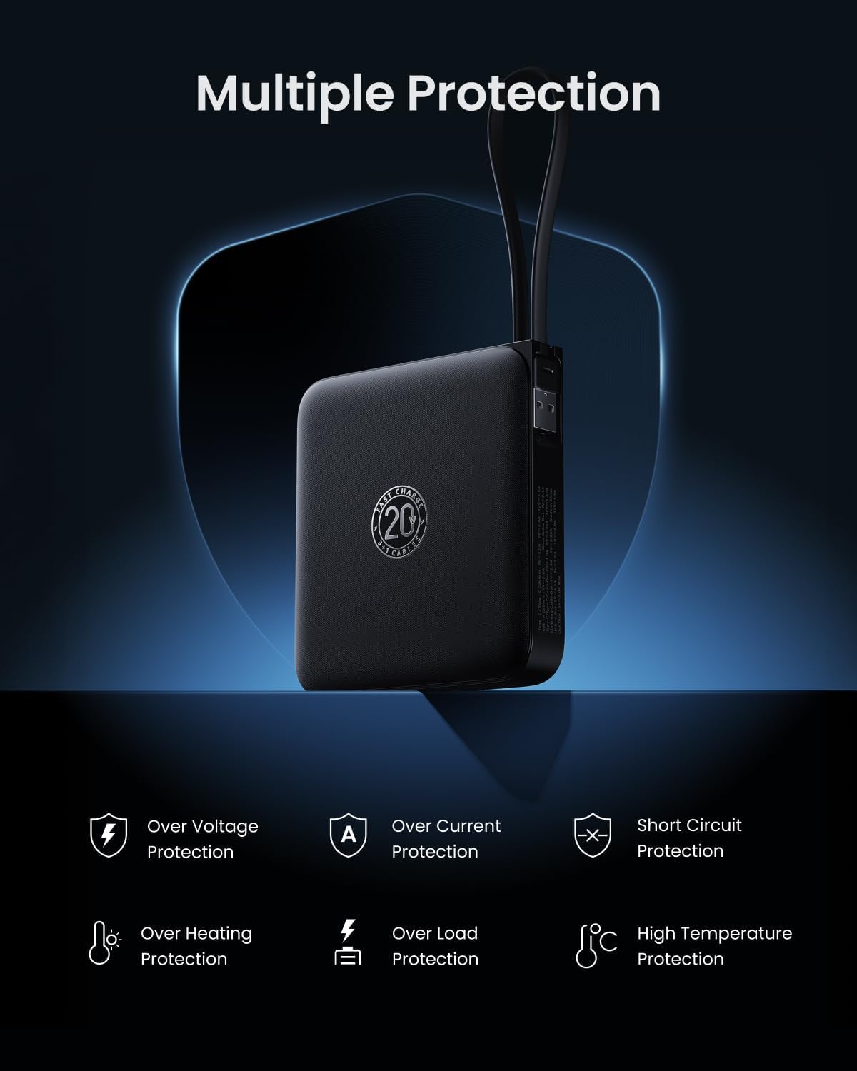 Thumbnail 6 de Coowisty Power Bank 20000mAh 22.5W