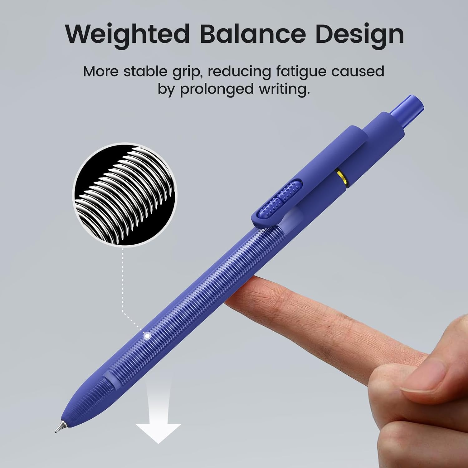 Thumbnail 4 de JIMMIDDA 8 Pcs Gel Pens – 0.7mm Black Ink, Smooth Quick-Dry Gel Writing, Retractable Fidget Pens for Everyday Use