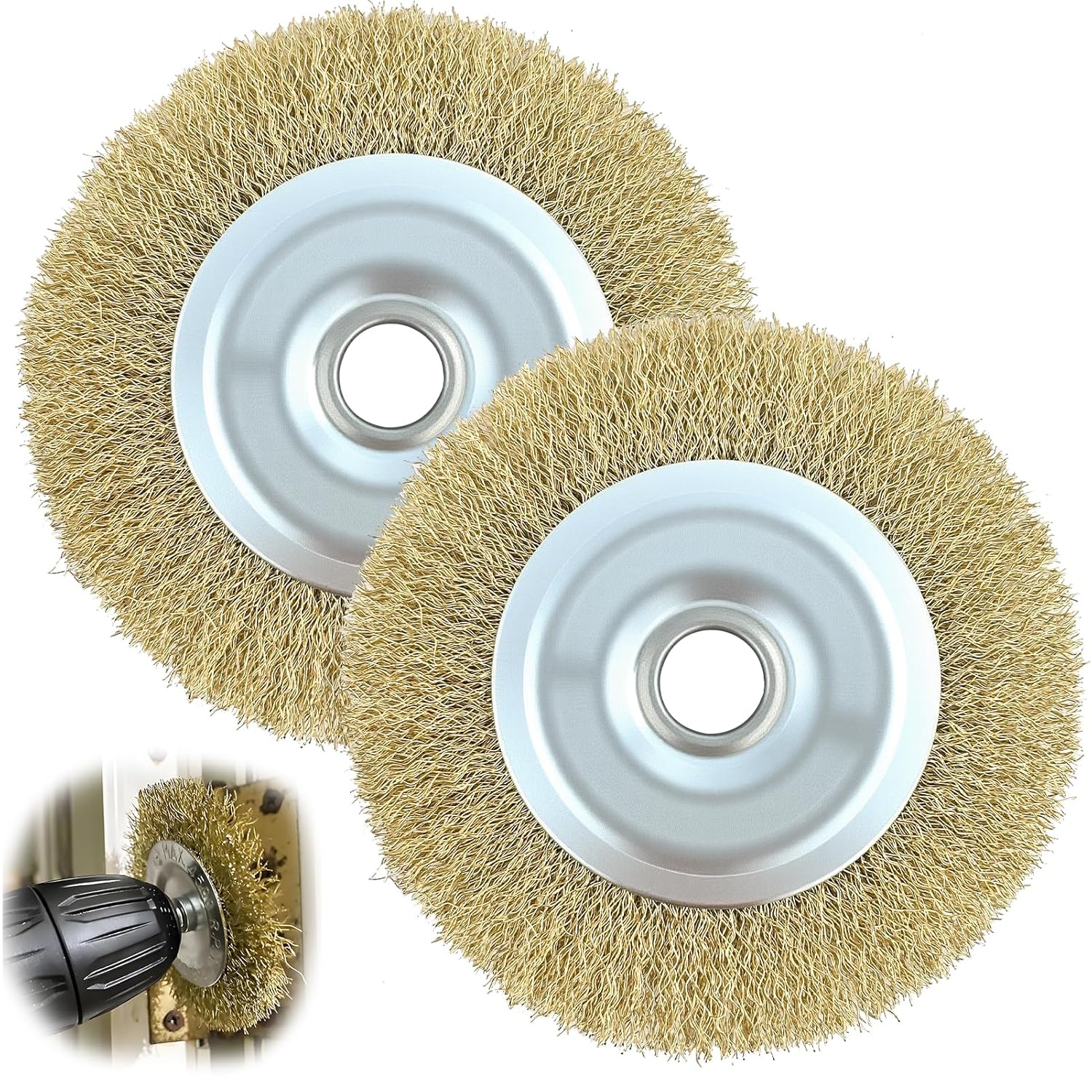 teashow RAC814 115mm wire brush for patio