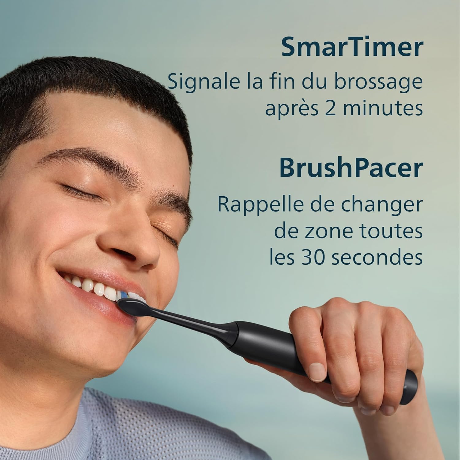 Thumbnail 6 de Philips Sonicare Série 4100 HX4046/52 — brosse à dents électrique avec capteur de pression et 4 réglages