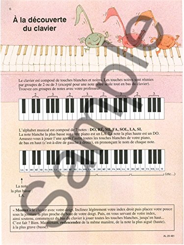 Detalle 2 de Le Voyage Magique Piano Niveau 1 Découvreur – Méthode pour débutants avec CD (Alphonse Leduc)