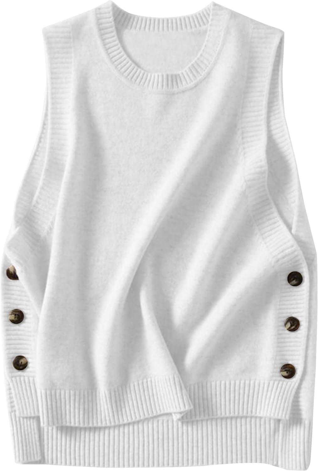 Thumbnail 6 de Mingzhu Women's Sweater Vest, Ribbed Knit