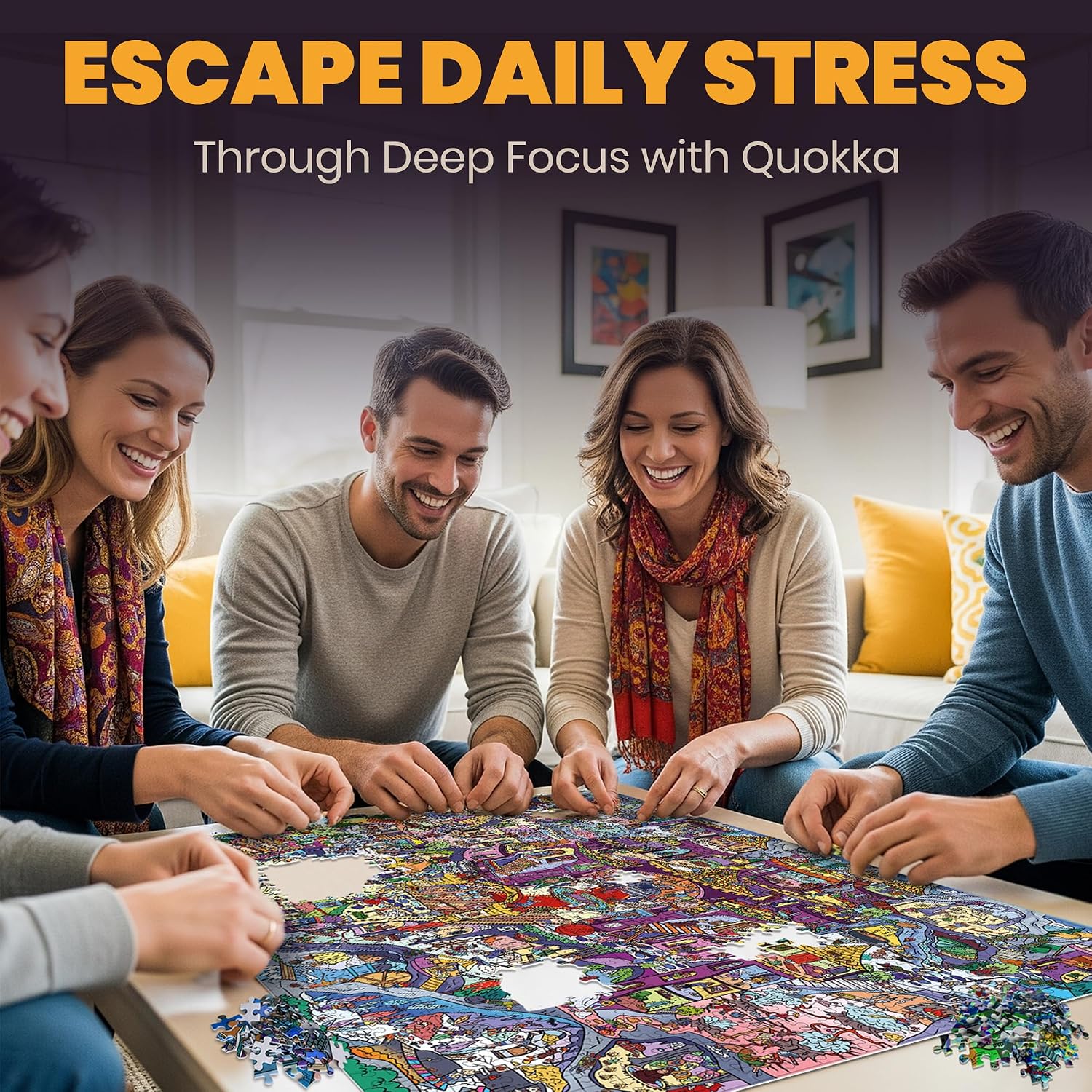 Detalle 1 de Rocktail Kingdom 1,000-piece adult jigsaw puzzle