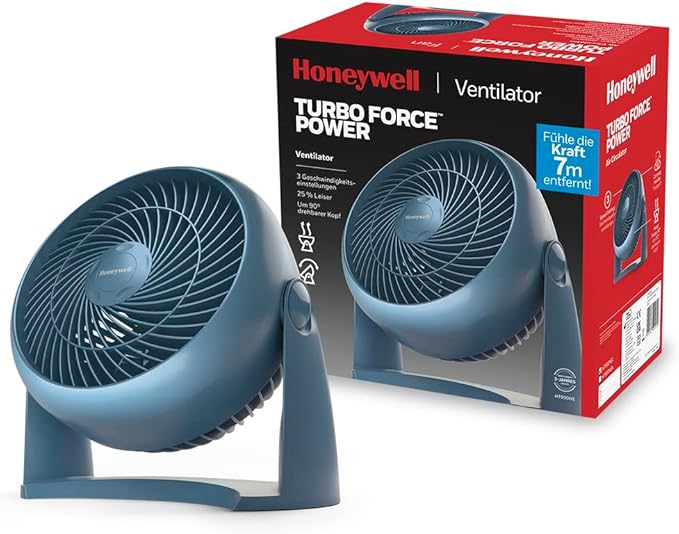 Detalle de Honeywell TurboForce HT900NE Ventilador de Mesa y Pared