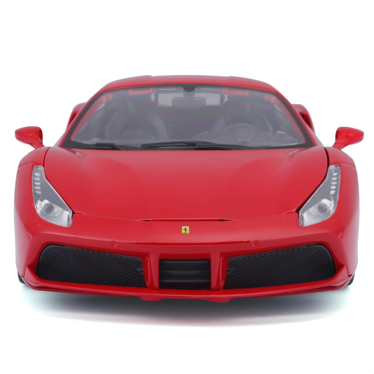 Detalle de Bburago Maisto – Ferrari 488 GTB Rouge 1/18, miniature métal moulé prête pour les passionnés