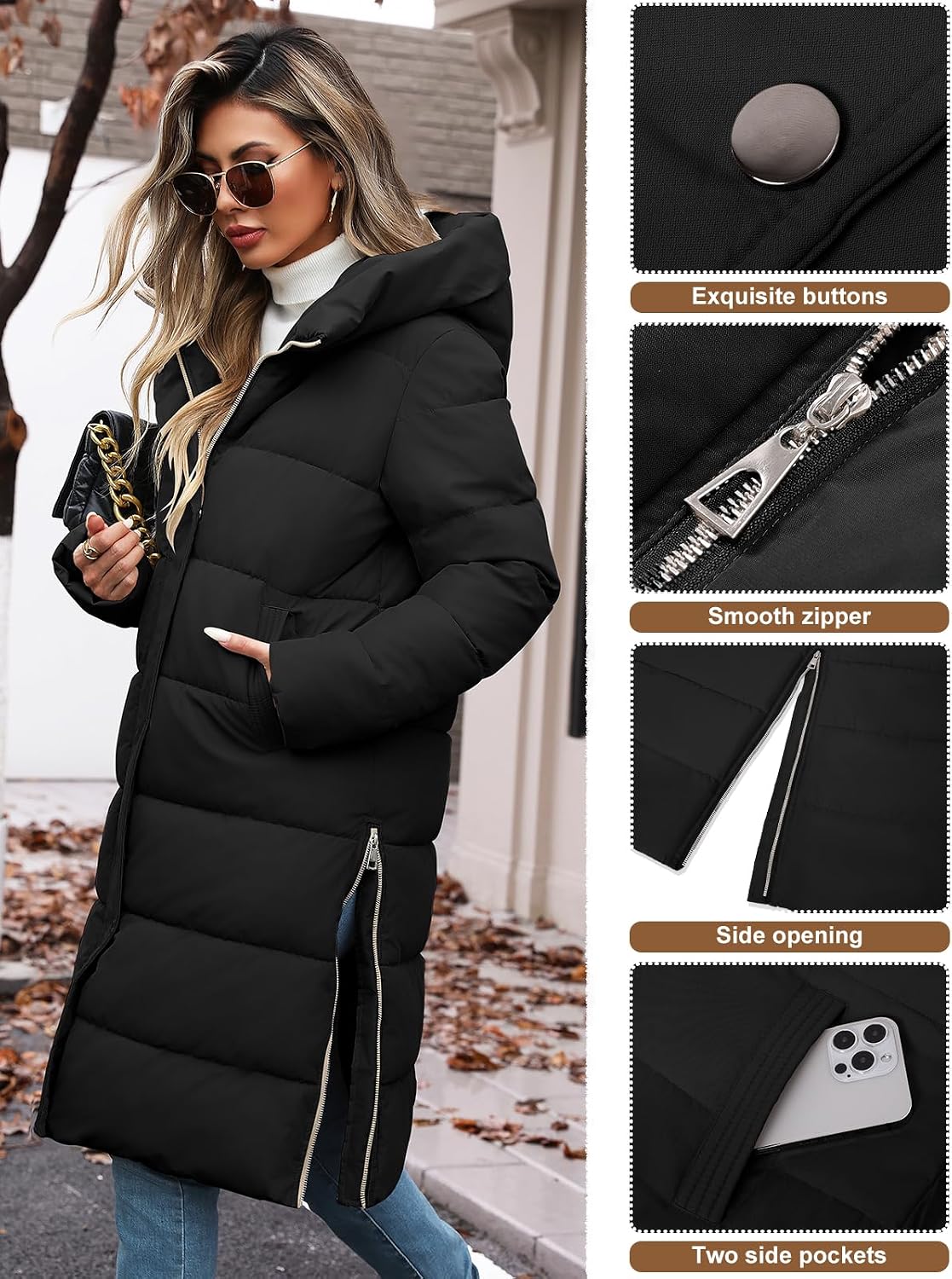 Detalle 2 de Tuopuda Winterjacke Damen