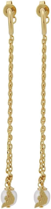 Thumbnail 5 de EMPORIO ARMANI boucles d’oreilles en laiton or rose à fermoir poteau