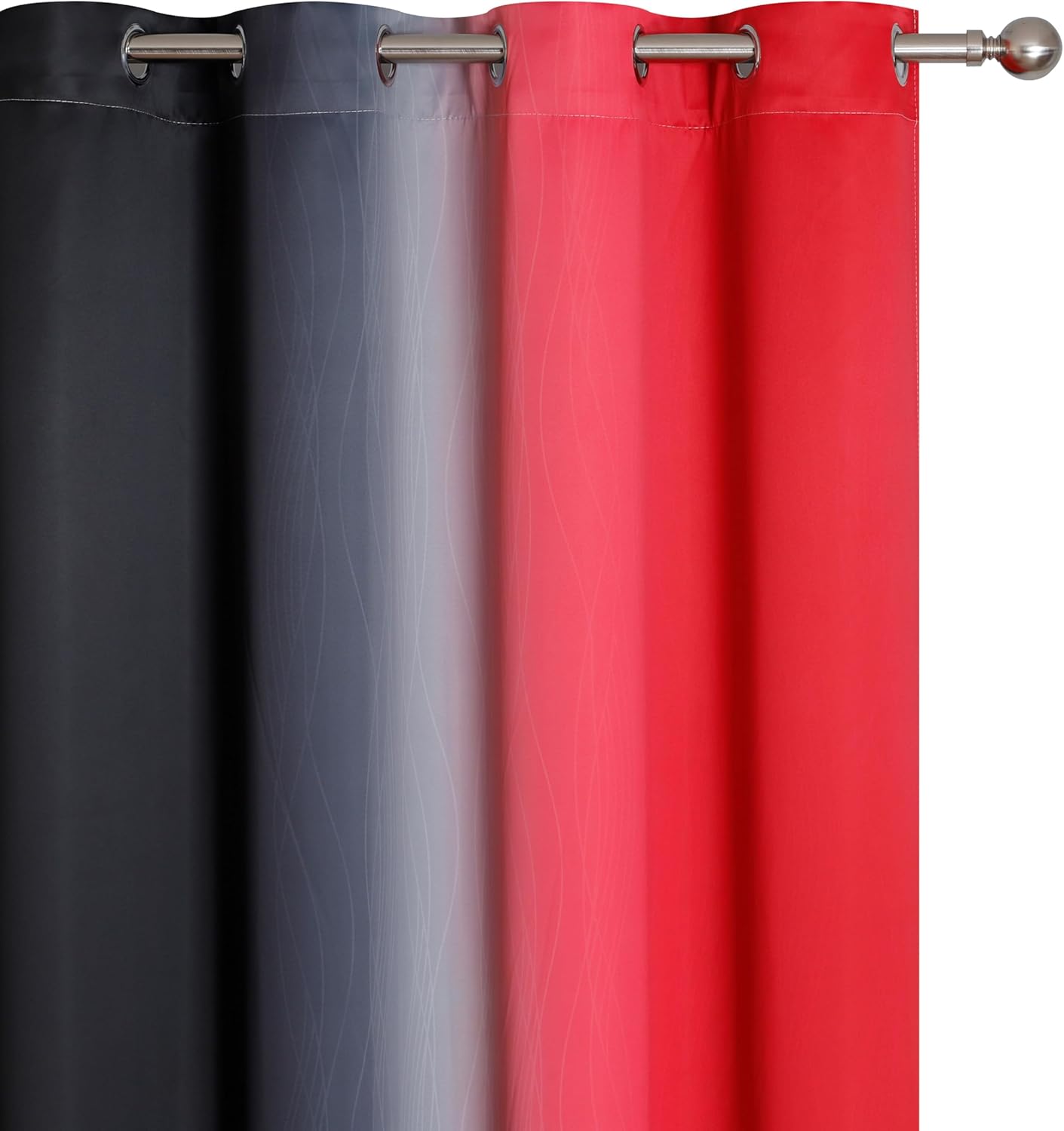 Thumbnail 3 de VEHEDE Ombre blackout curtains 90 inch