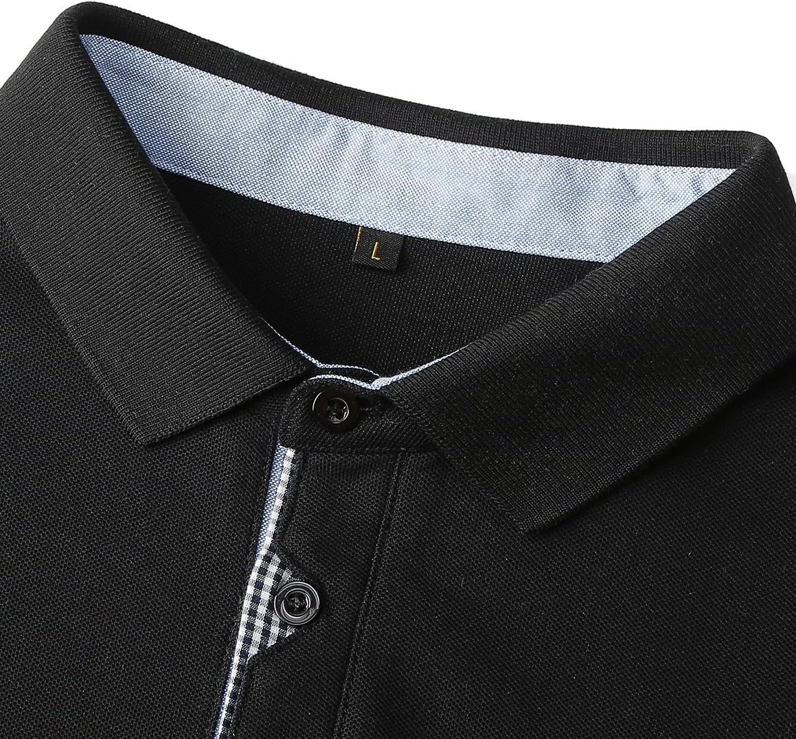 Thumbnail 4 de LIUPMWE Poloshirt Herren Langarm 4-Wege-Stretch