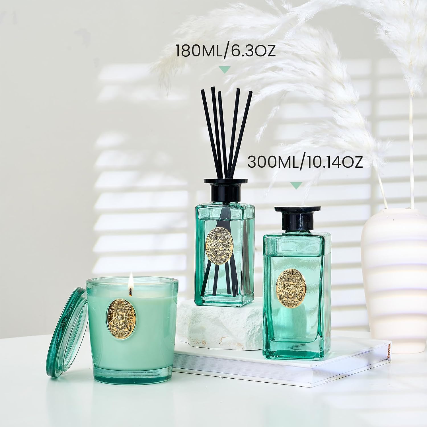 Detalle 2 de M&SENSE Raumduft Stäbchen 300 ml Leinen Breeze