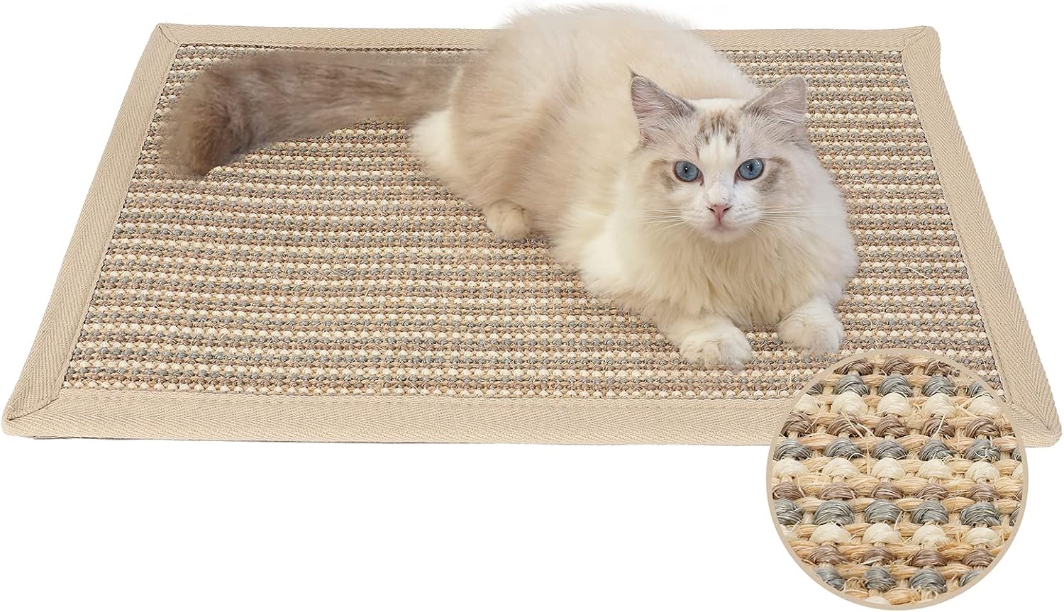 Detalle de FUKUMARU cat scratcher mat 40 x 60 cm