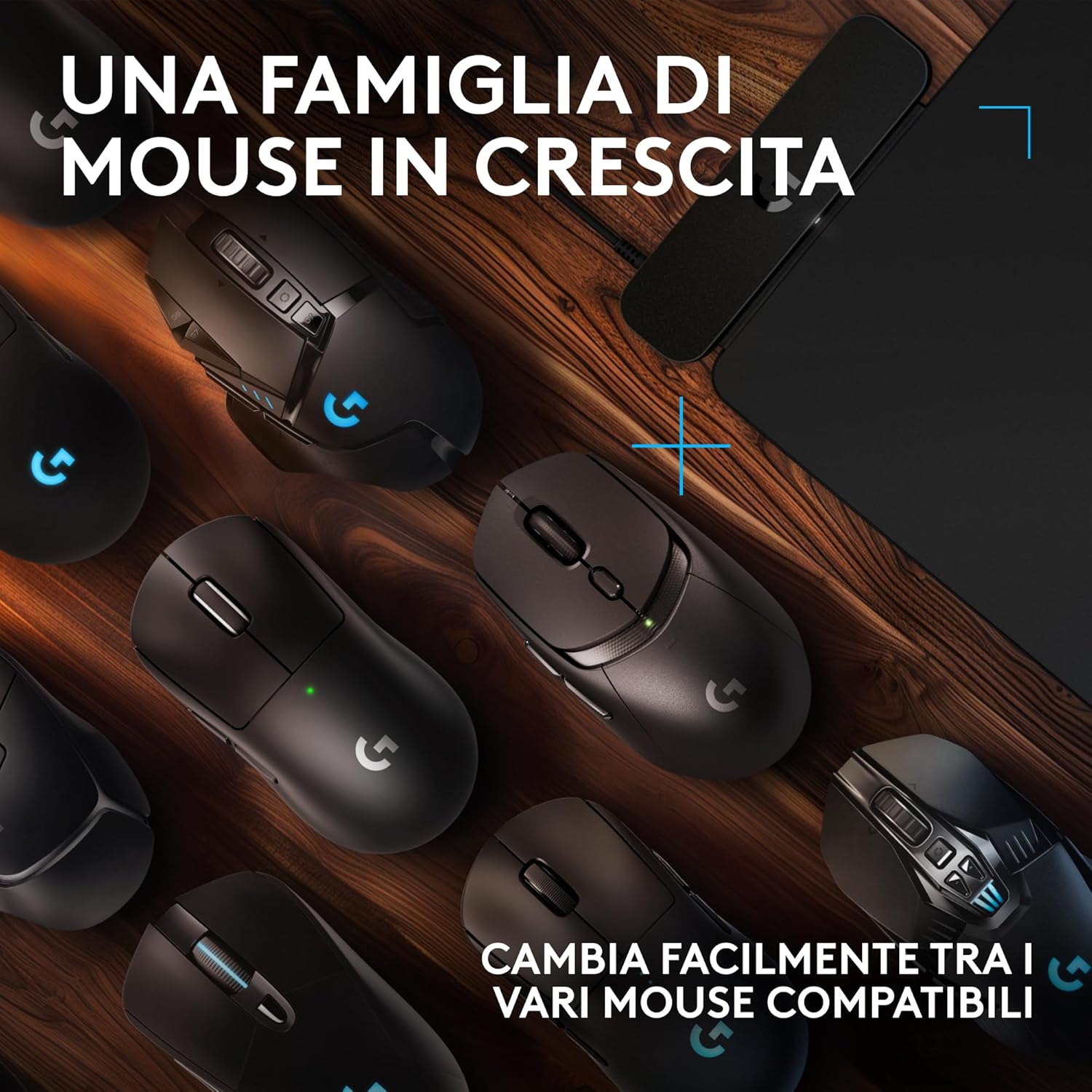 Thumbnail 4 de Logitech G POWERPLAY 2: tappetino di ricarica wireless per mouse gaming compatibile G