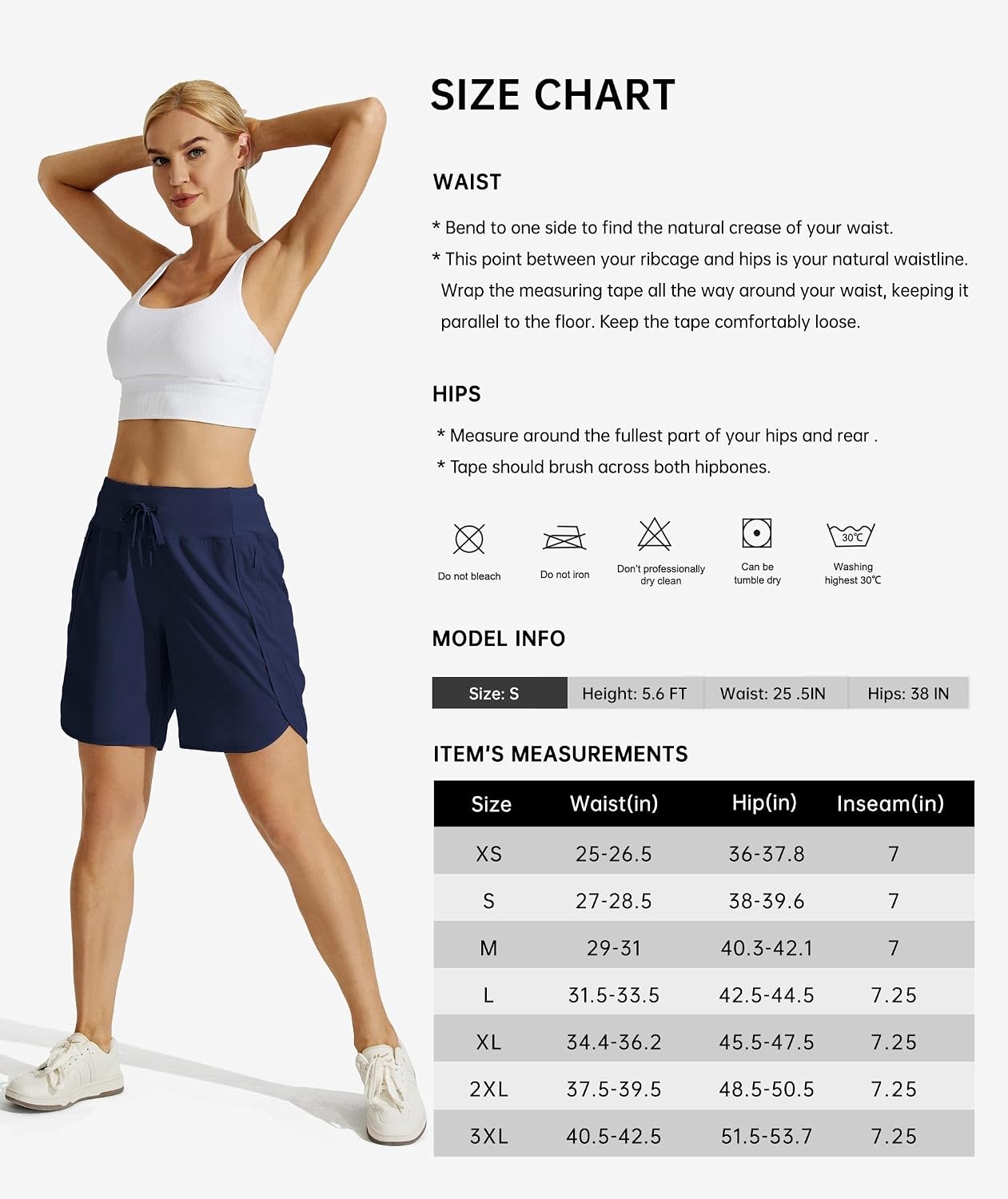 Thumbnail 6 de Willit Women's 7" Athletic Running Long Shorts with Secure Zipper Pockets