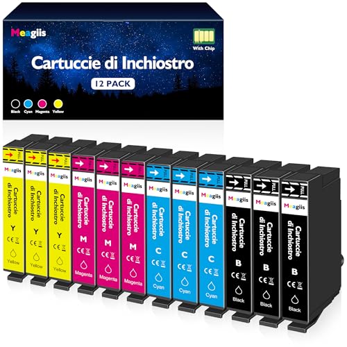 Detalle de Meagiis Compatibili con 604XL Cartucce per Epson XP-2200 WF-2930 WF-2910