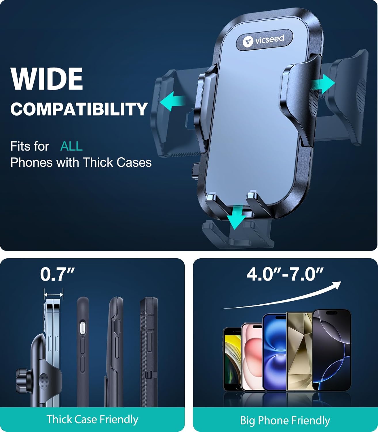 Thumbnail 4 de VICSEED Car Phone Holder 7.3"