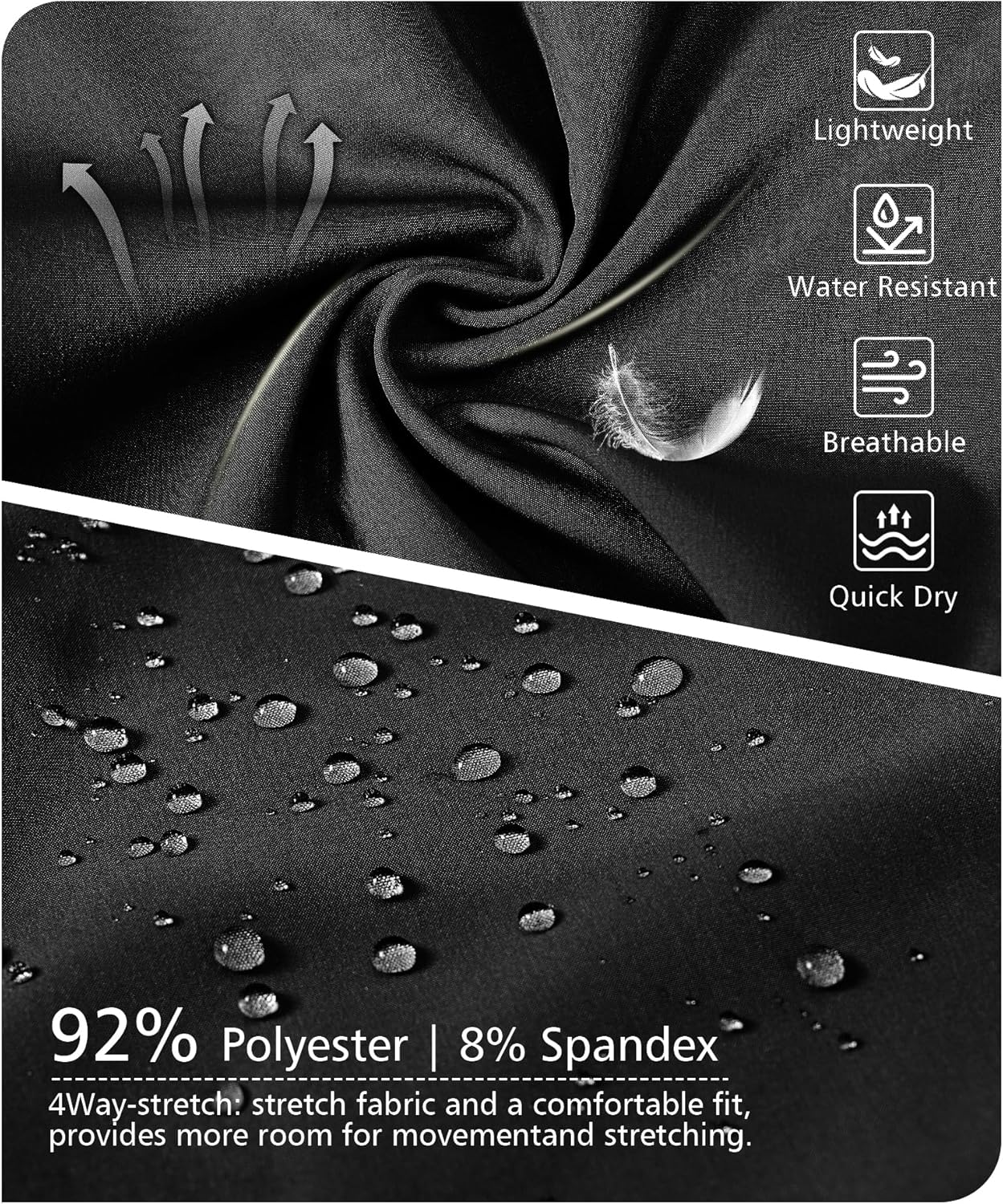 Thumbnail 3 de Zoofly Men's Sweatpants: Breathable, Quick-Dry, Water-Resistant Jogger Pants