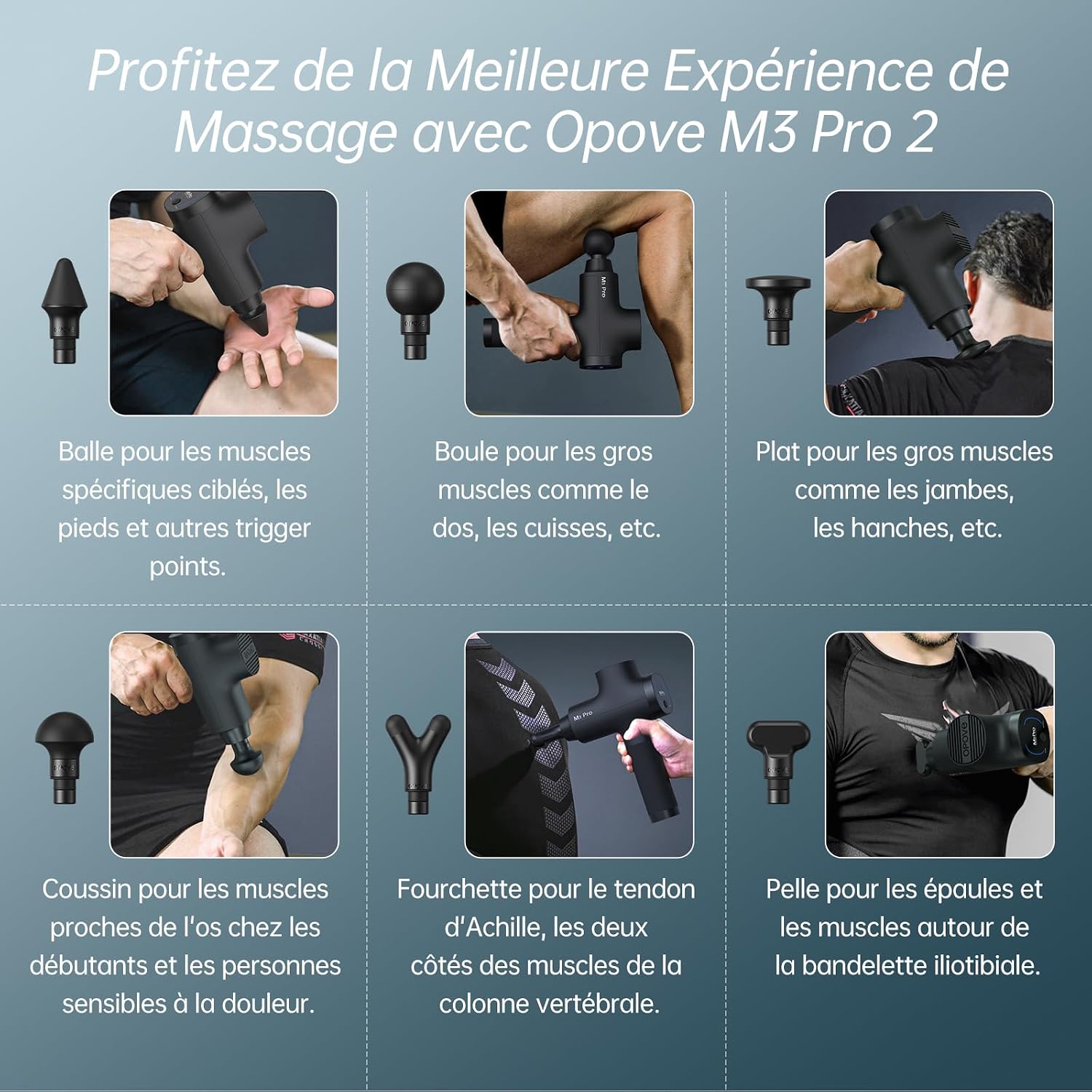 Thumbnail 4 de Opove M3 Pro Pistolet de massage 12 mm