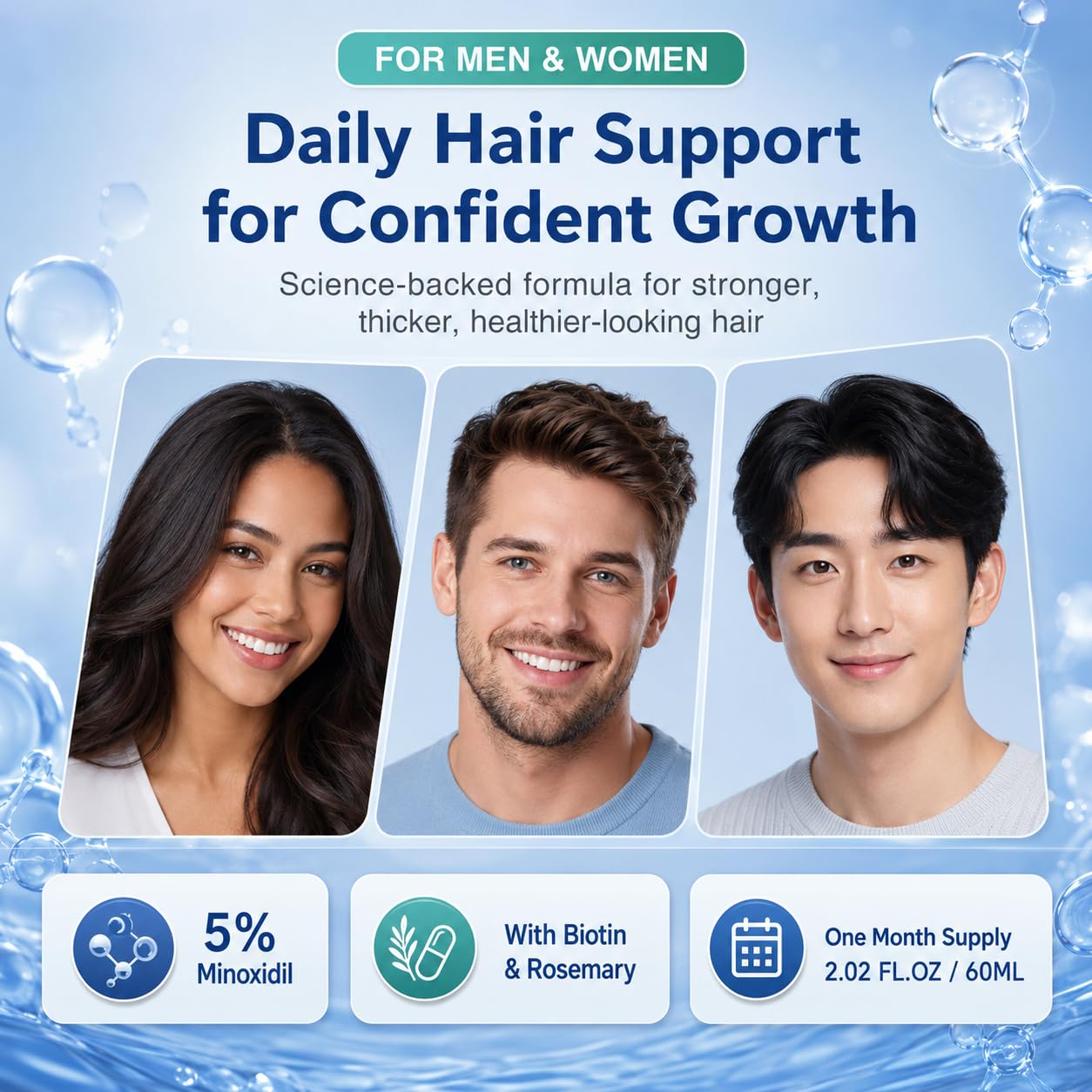 Thumbnail 6 de Rylx 5% Minoxidil Hair Growth Serum, 60 mL Spray with Biotin and Rosemary