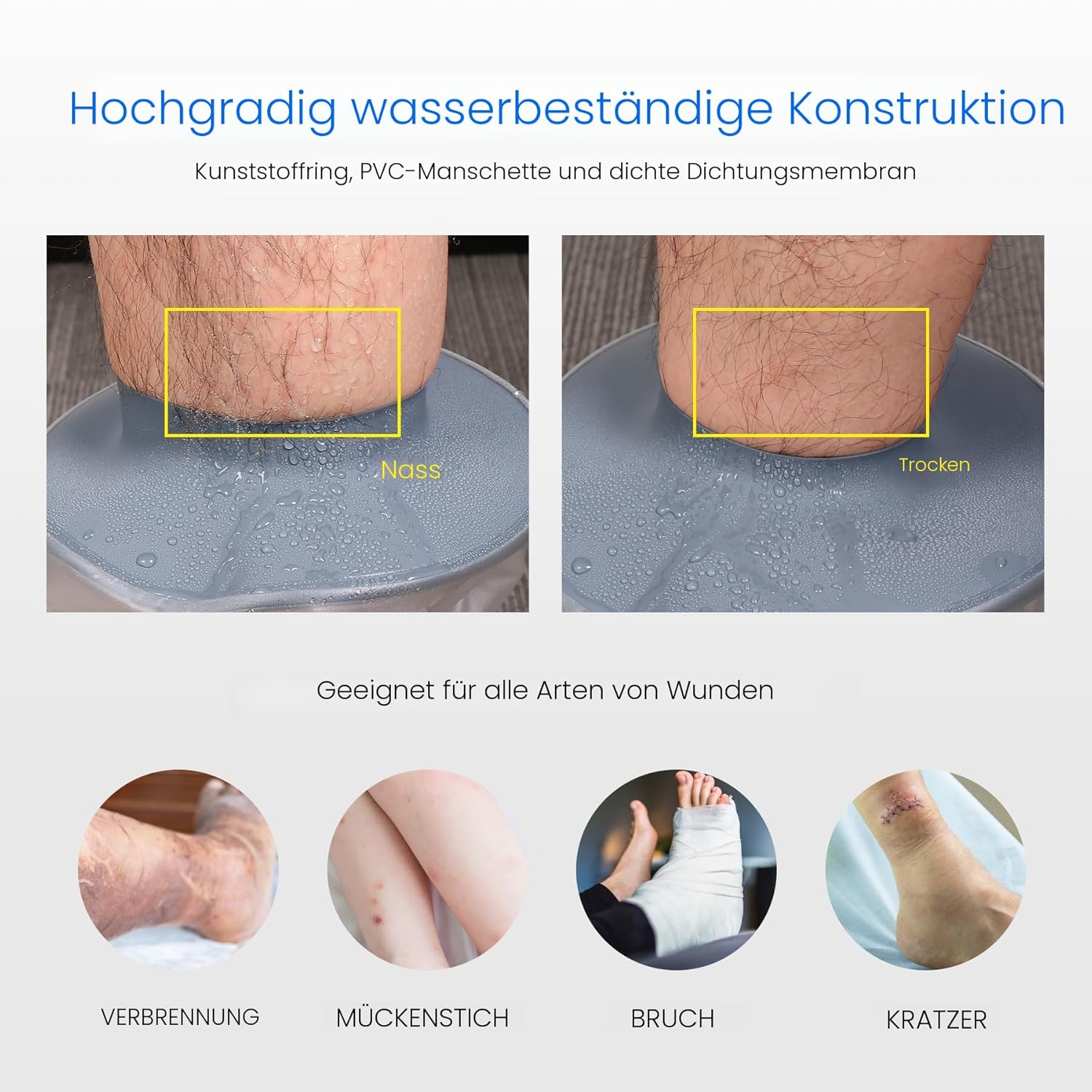 Thumbnail 5 de Wasserdichte Beingussabdeckung für Dusche