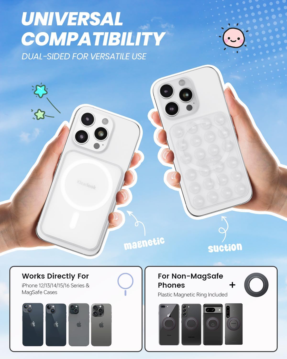 Thumbnail 1 de Klearlook Magnetic Suction Phone Mount for MagSafe