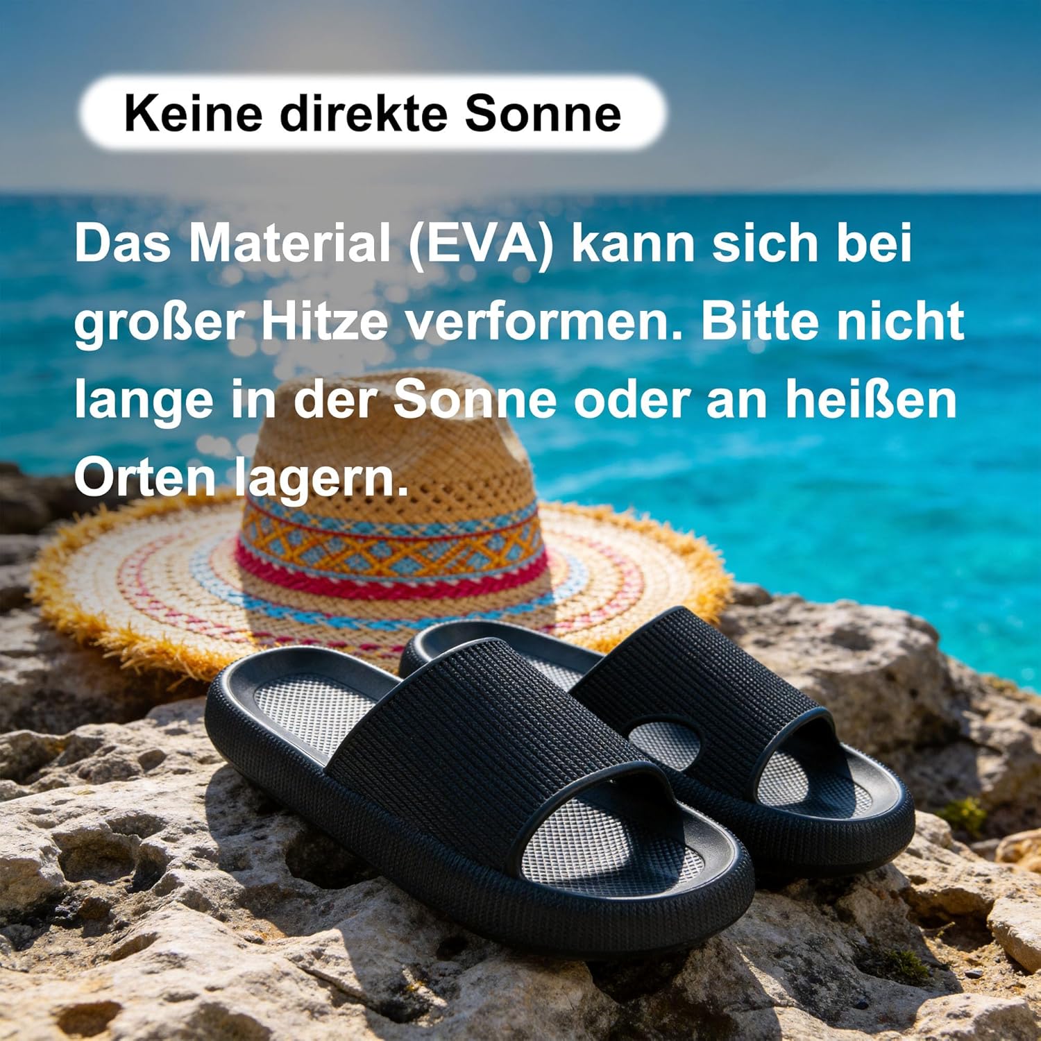 Thumbnail 3 de Donpapa Badeschuhe Damen Herren – Weiche, rutschfeste Badeschlappen aus EVA