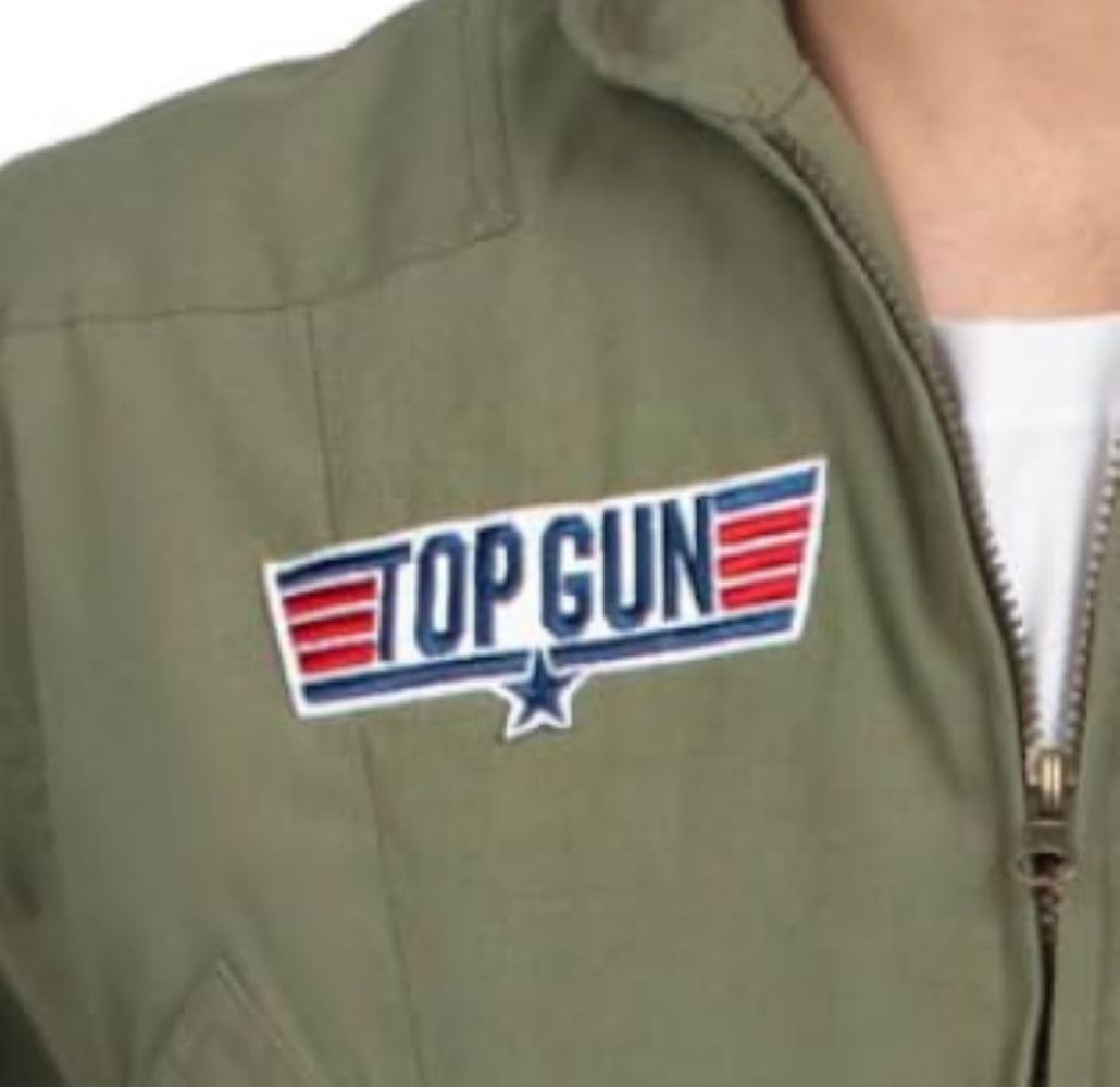 Thumbnail 6 de Leg Avenue Men's Top Gun Flight Suit Costume with Interchangeable Badges