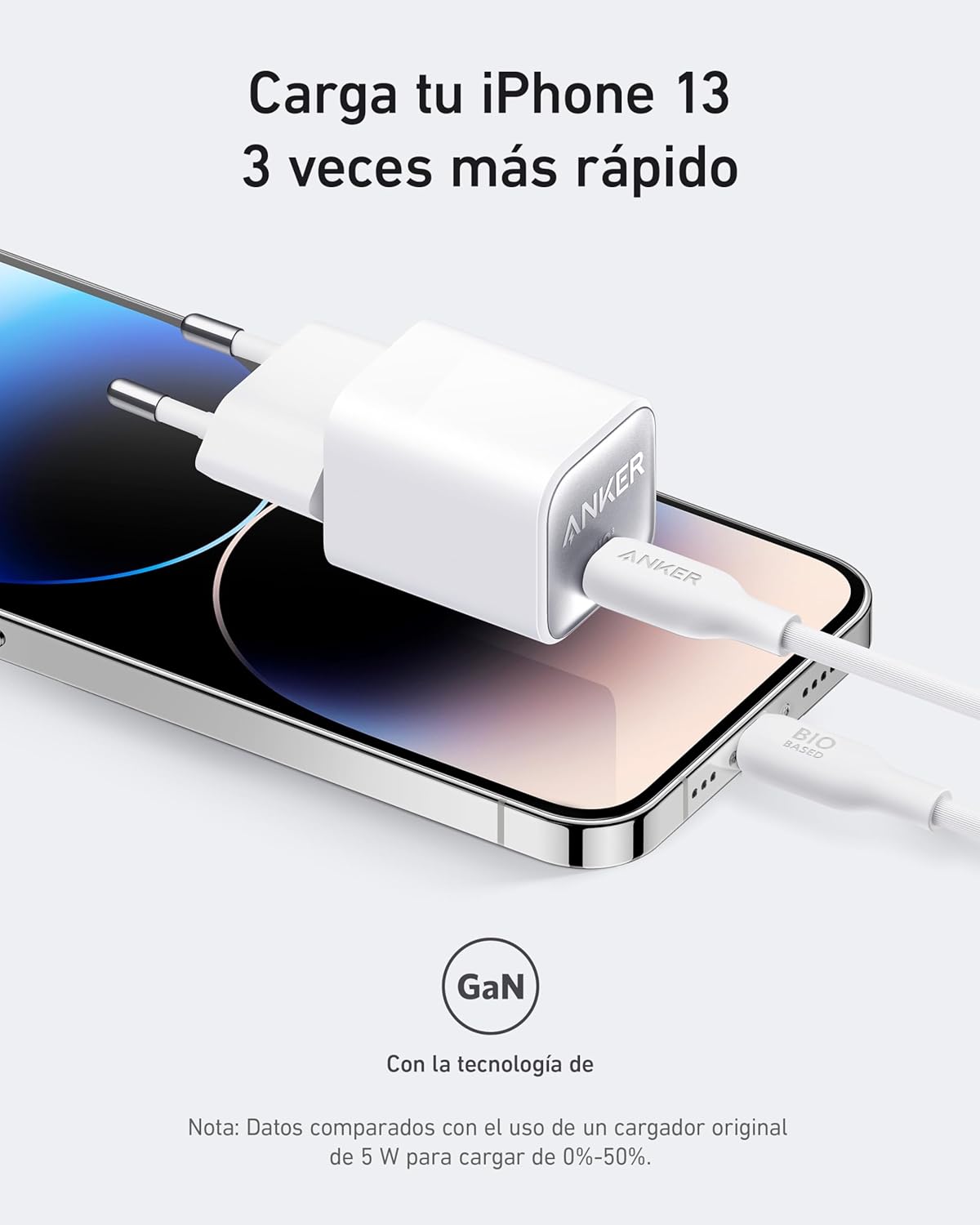 Detalle 2 de Anker Cargador GAN 30 W 511 Nano 3