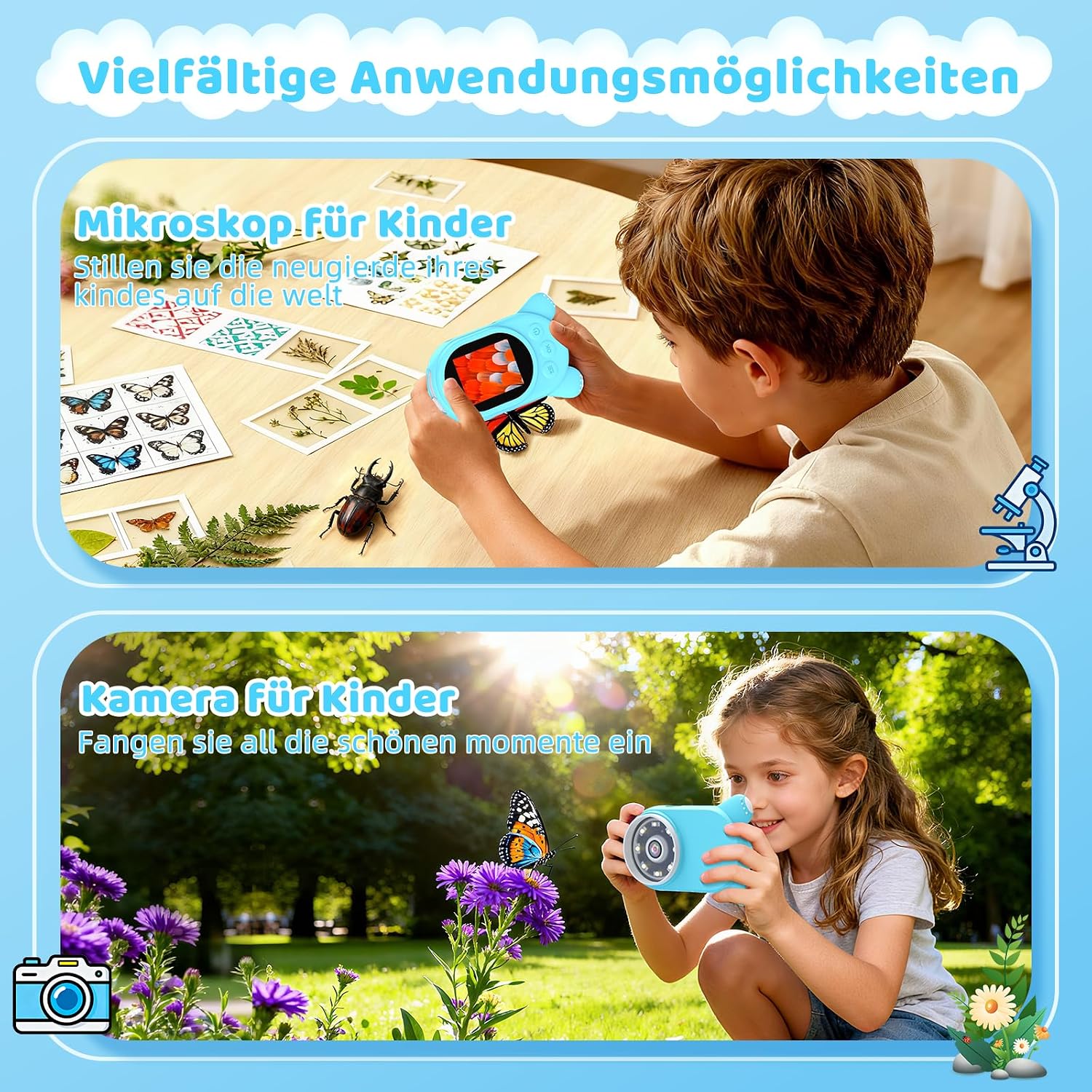 Thumbnail 4 de Mikroskop für Kinder 2-Zoll LCD