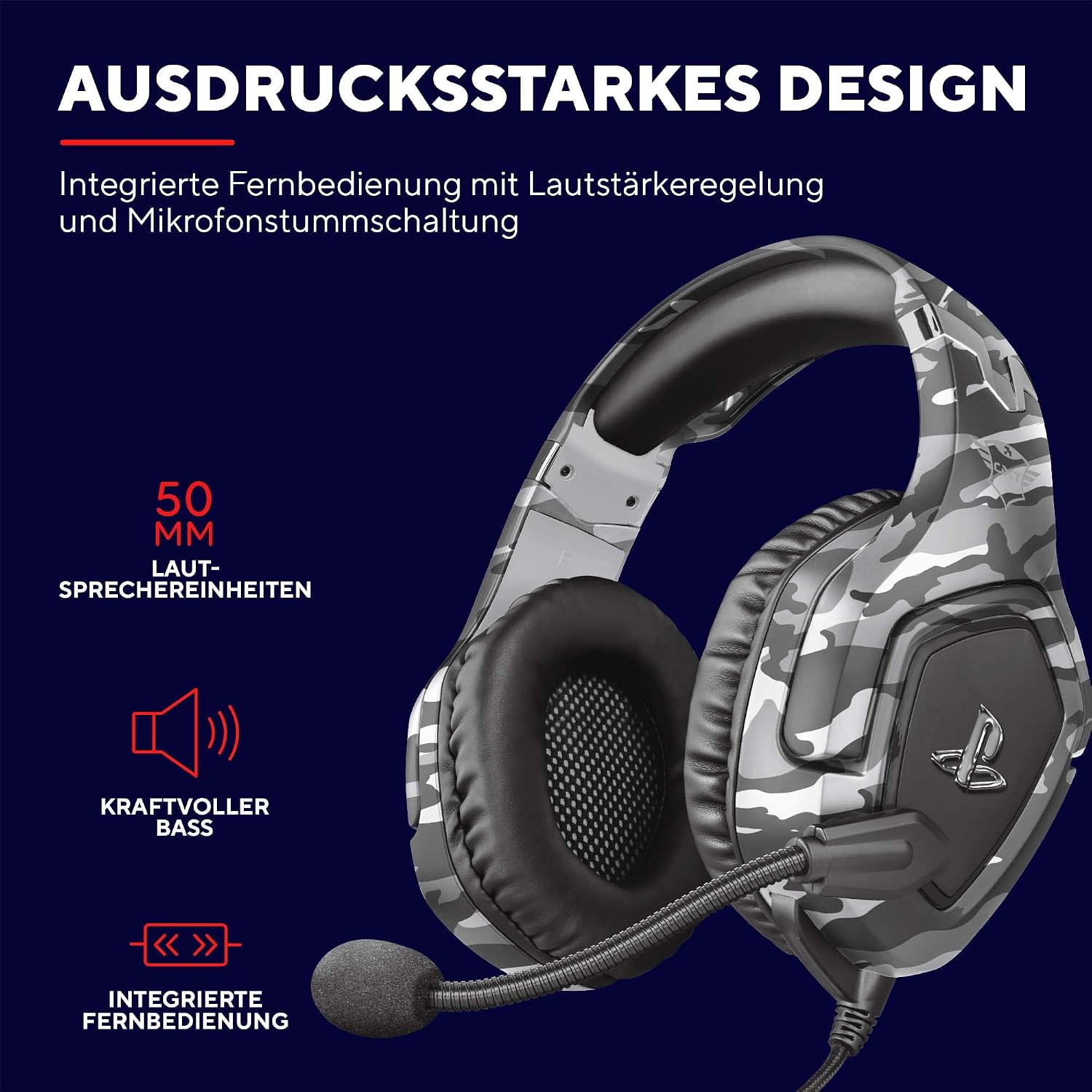 Detalle 2 de Trust GXT 488 Forze-G PS-Headset 50 mm