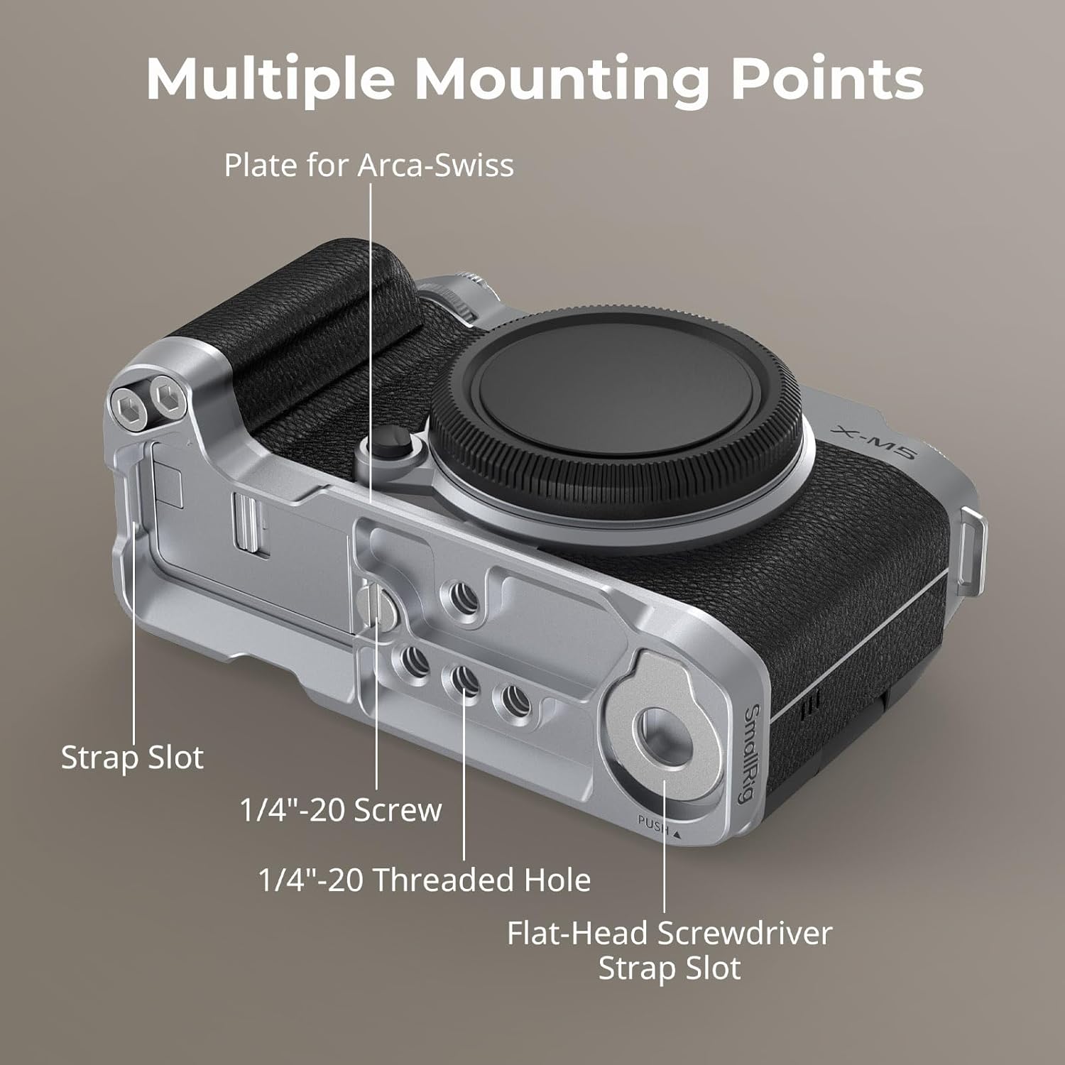 Thumbnail 2 de SmallRig Poignée X-M5 pour FUJIFILM X-M5